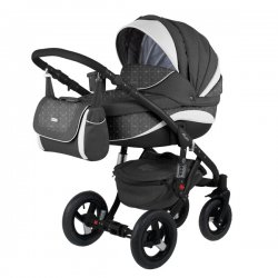 B6 - Детская коляска Adamex Barletta NEW 2 в 1 Ecco кожа 50%